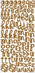 ABC Cardstock Stickers; Bon Bon