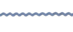 BAZ Ribbon; Blue ricrac 1,5 mm